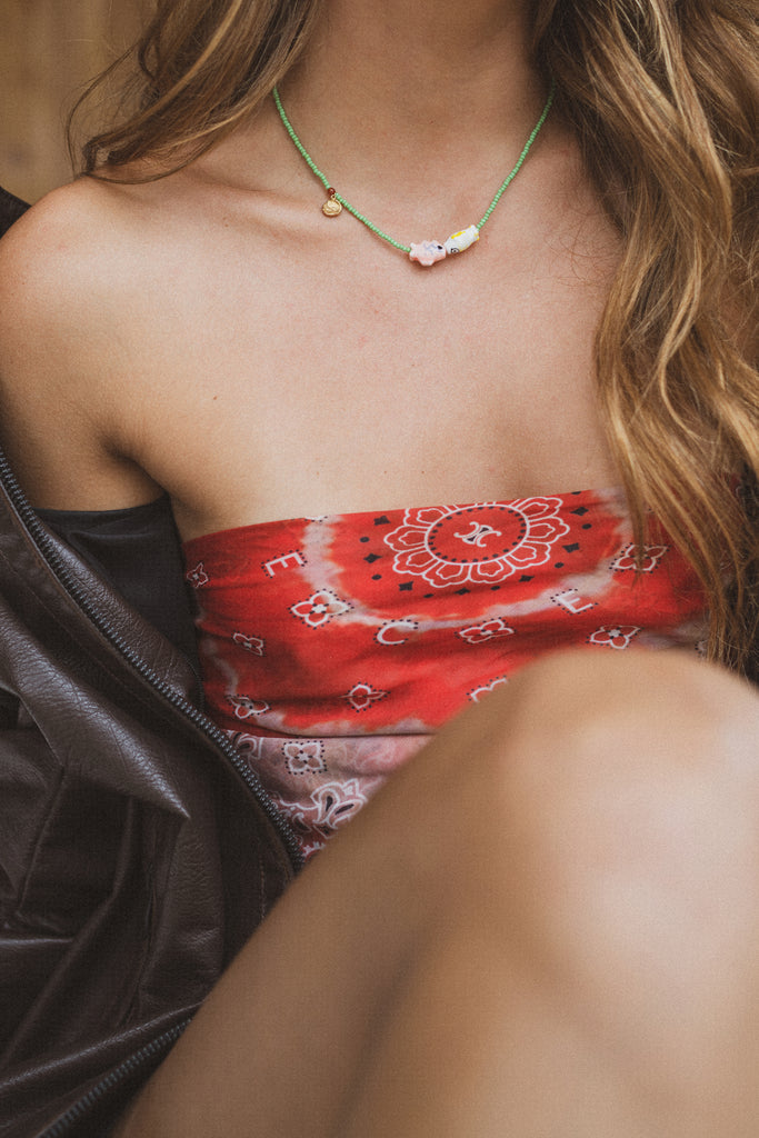 Fish'nKiss Necklace Apple Green