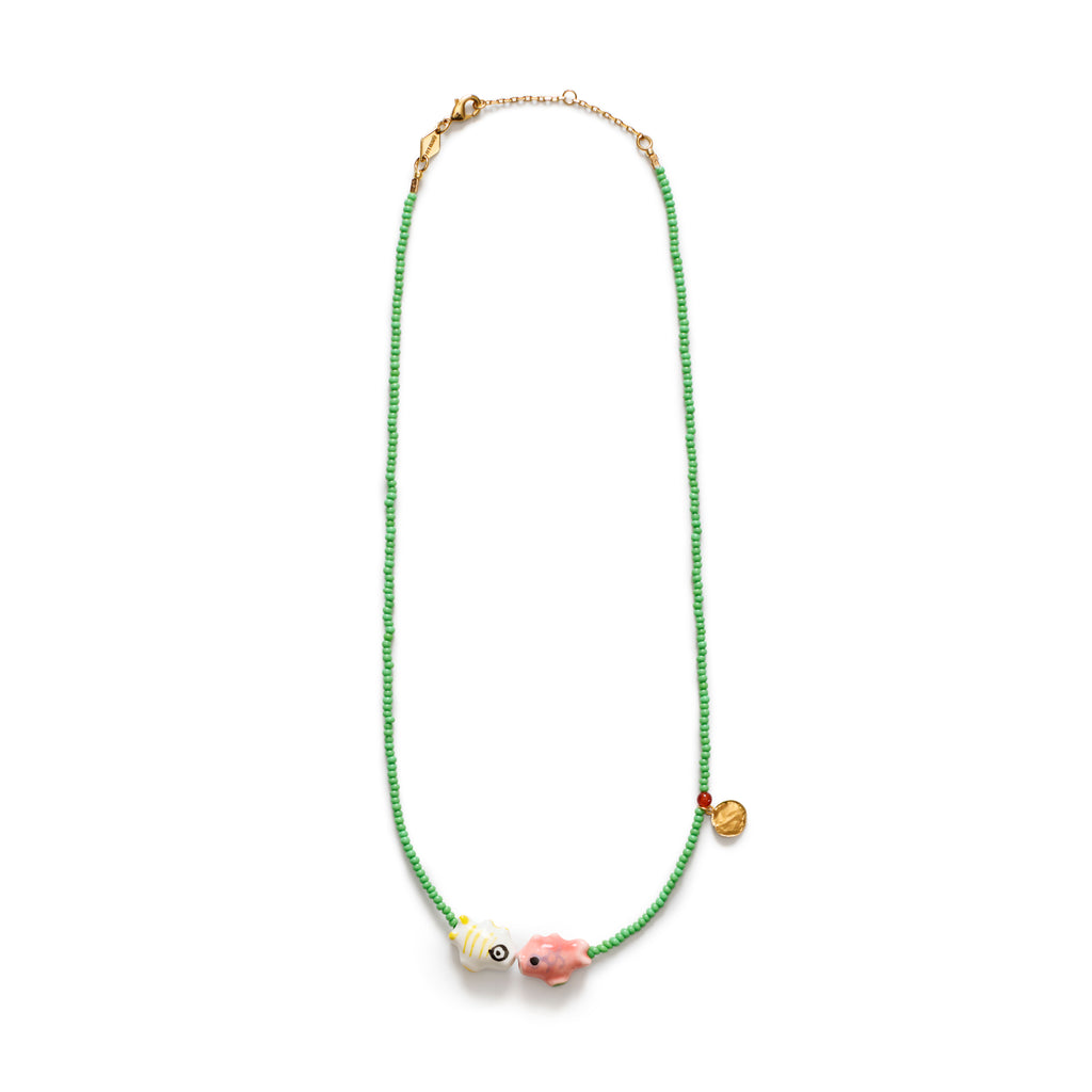 Fish'nKiss Necklace Apple Green