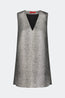 Fountain Metallic Mini Dress Pewter
