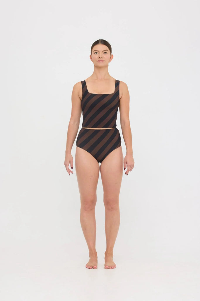 Ted Swim Tank Espresso Black