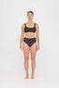 Chilli Swim Crop Espresso Black