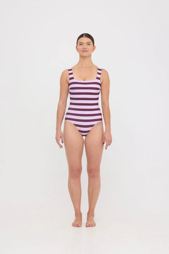 Cat One Piece Voilet Plum