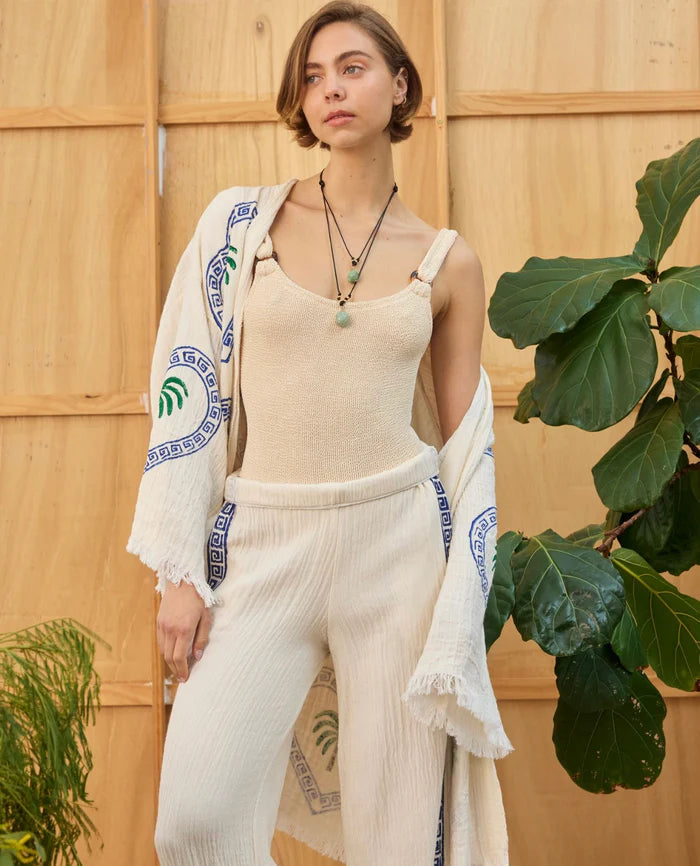 Surf Pant Natural Navy