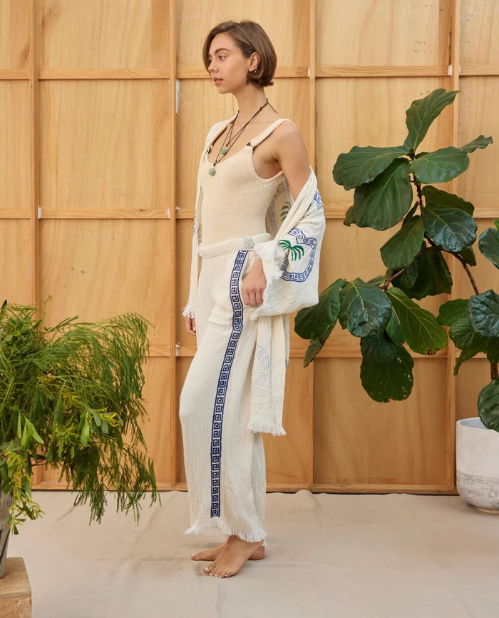 Surf Pant Natural Navy