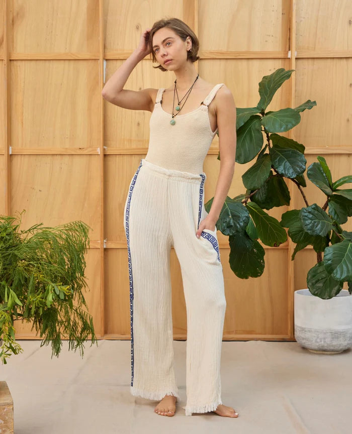 Surf Pant Natural Navy