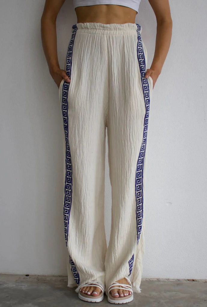 Surf Pant Natural Navy