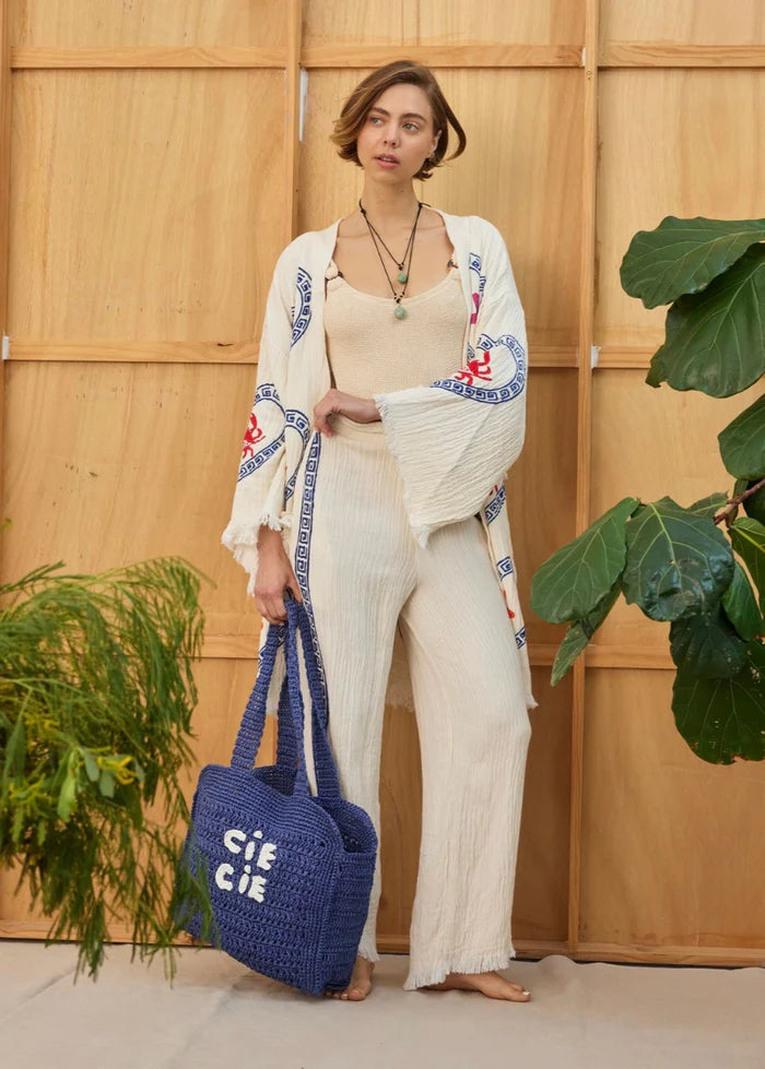 Surf Pant Natural Navy