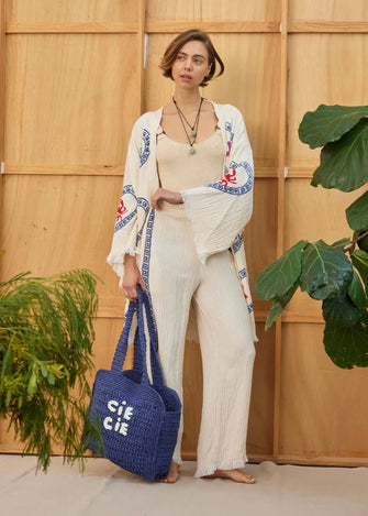 Surf Pant Natural Navy