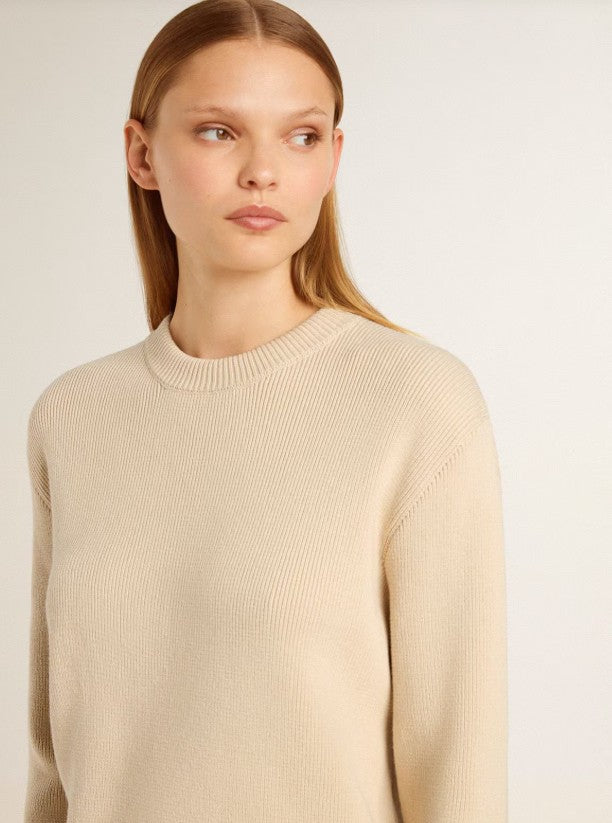 Golden Boyfriend Knit Travertine