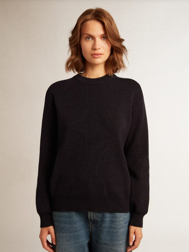 Golden Boyfriend Knit Dark Blue