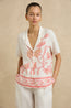 Gabriella Shirt Hibiscus Bloom