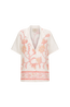 Gabriella Shirt Hibiscus Bloom