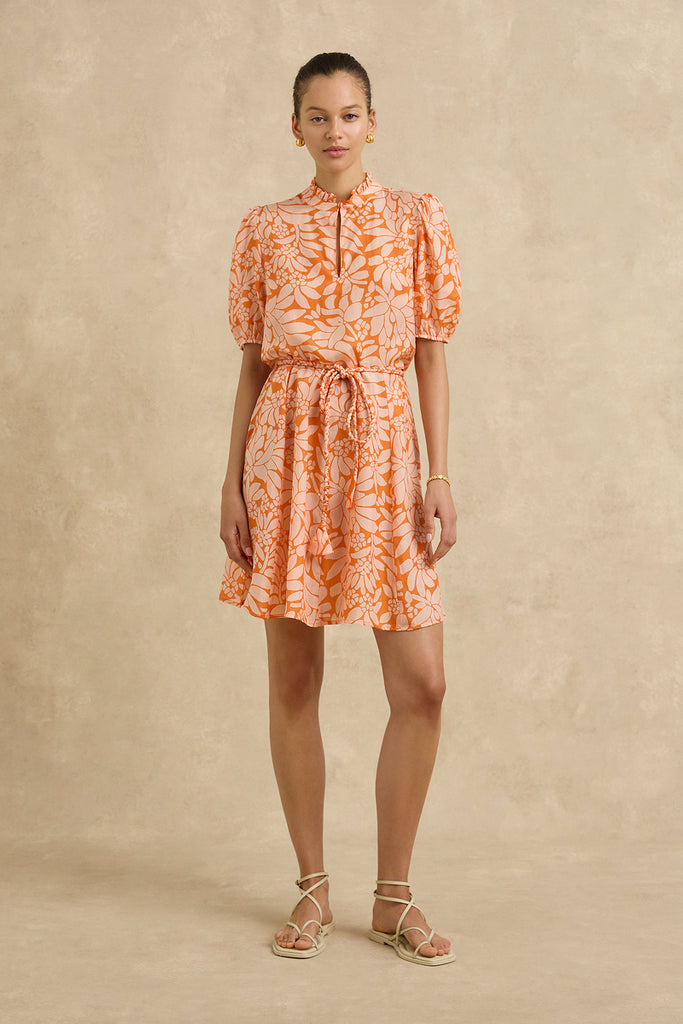 Gaia Dress Crocus Persimmon