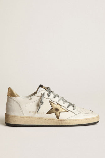Ballstar Sneaker White with Gold Star