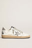 Ballstar Sneaker White Silver Glitter