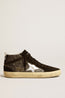 Mid Star Glitter Sneaker Black and Silver