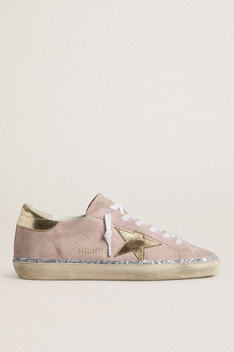 Superstar Sneaker Pink Platinum Glitter