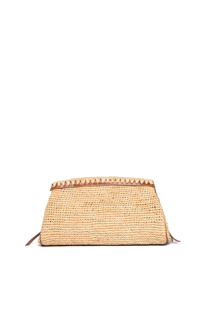 Maude Convertible Clutch Natural Tan