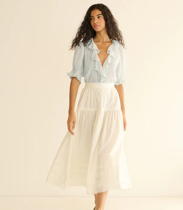 Henri Top Alice Blue