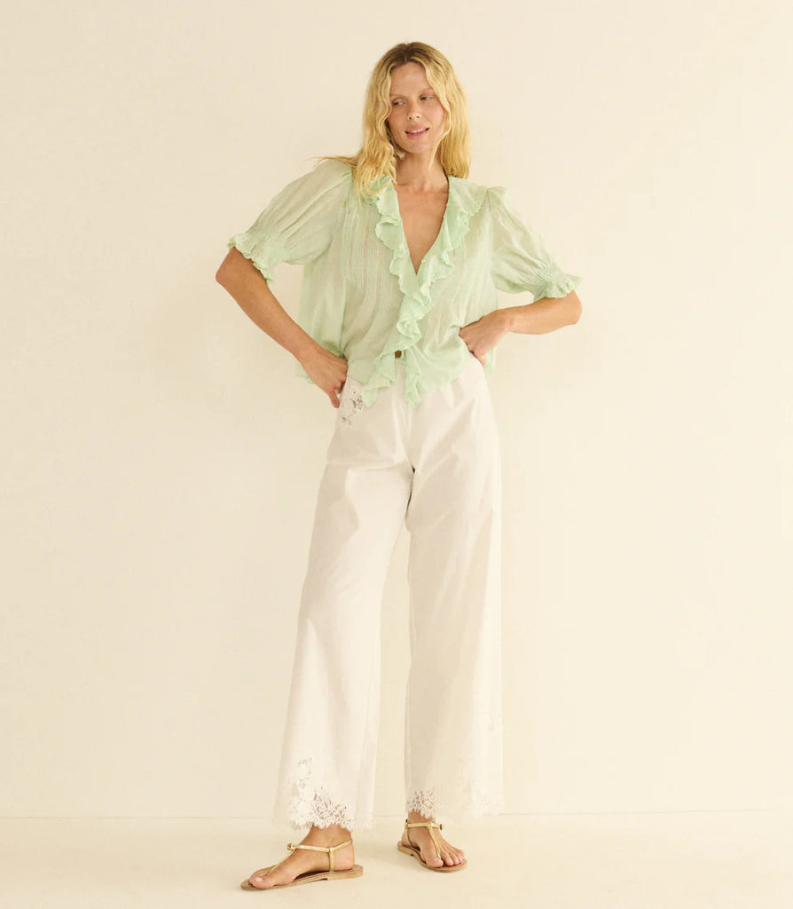 Henri Top Seafoam