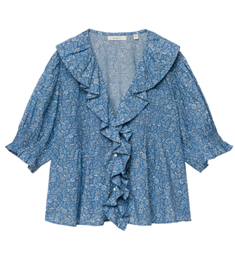 Henri Top Blue Garden Bloom