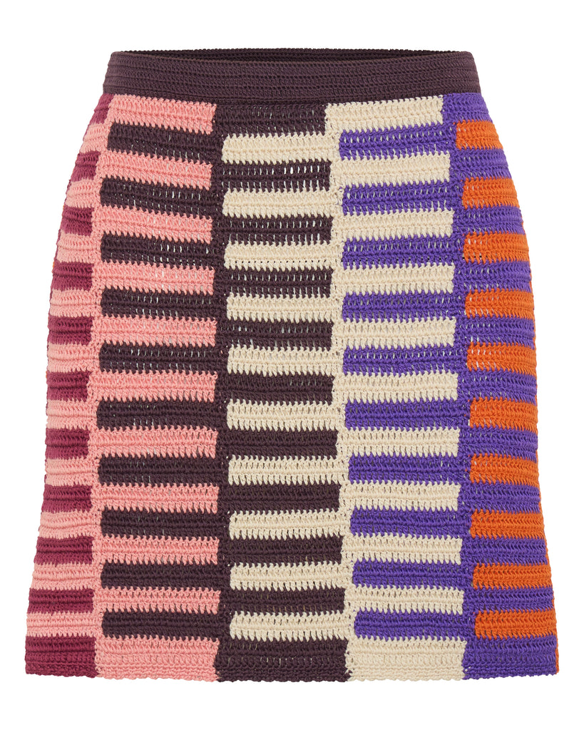 Delphini Skirt Multi Crochet