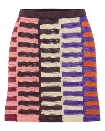 Delphini Skirt Multi Crochet