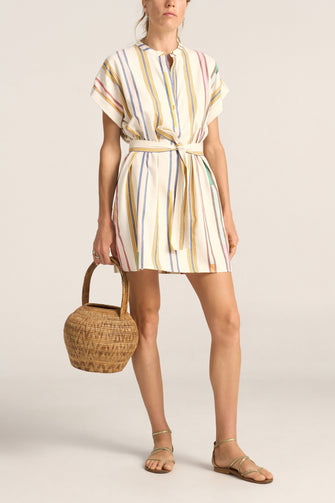 Athena Tunic Afro Broken Stripe