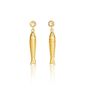 Pesca Brillio Earrings Gold