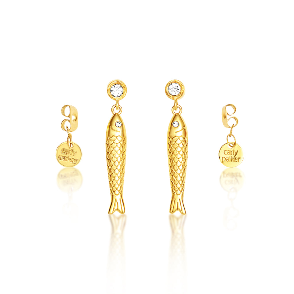 Pesca Brillio Earrings Gold