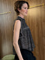 Dersia Top Black Ecru