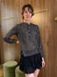 Maria Blouse Black Ecru