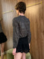 Maria Blouse Black Ecru