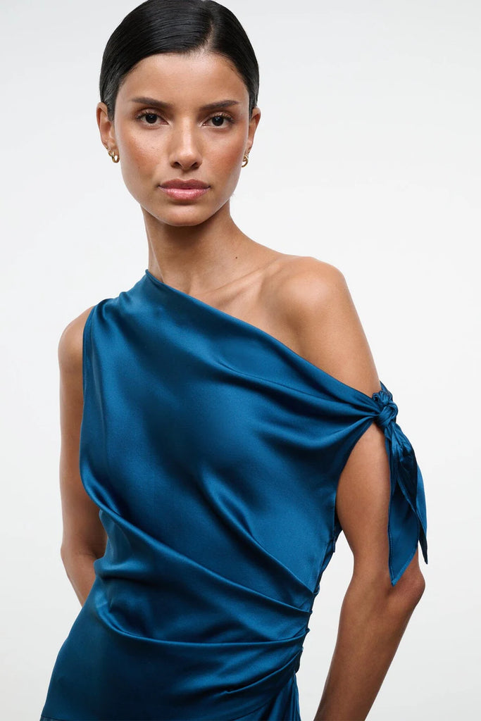 Portia Silk Dress Harbour
