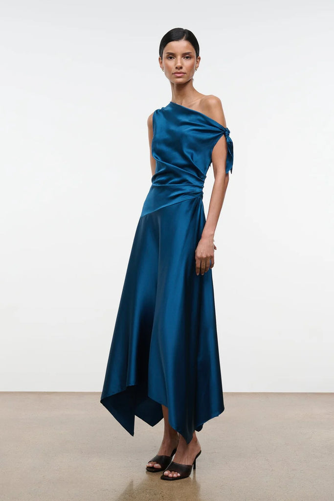 Portia Silk Dress Harbour