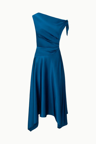 Portia Silk Dress Harbour