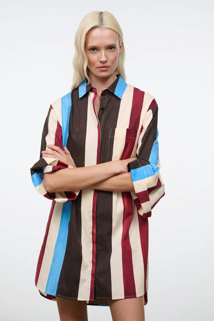 Nico Dress Caffe Stripe