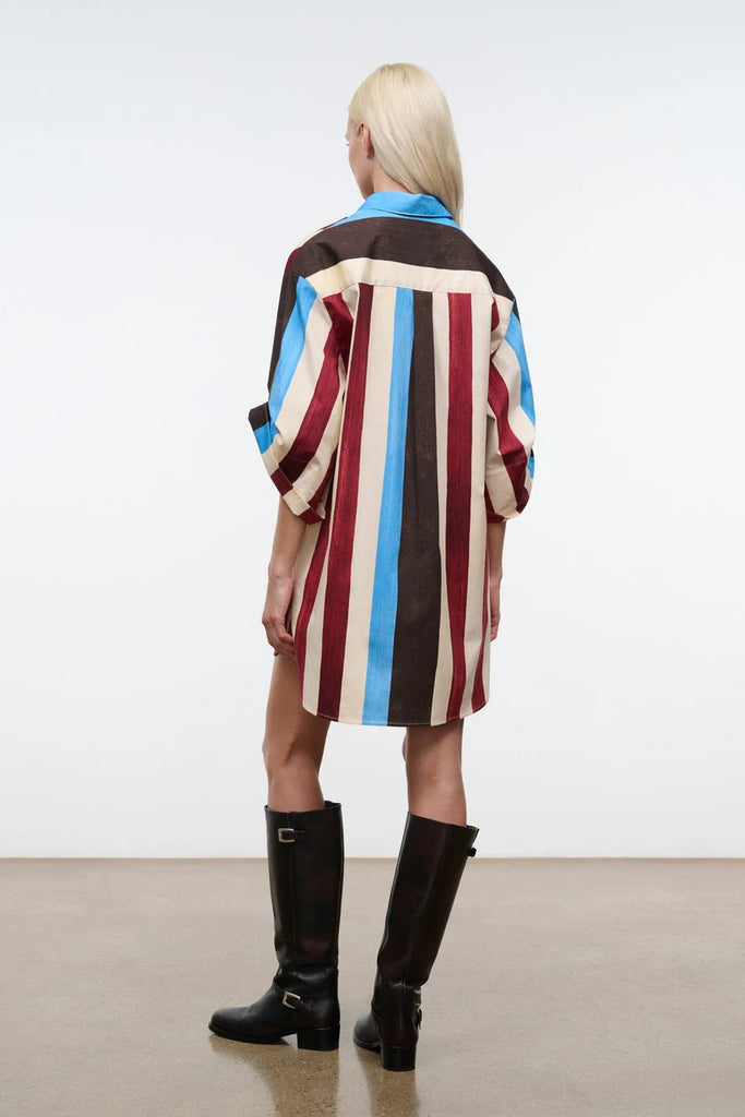 Nico Dress Caffe Stripe