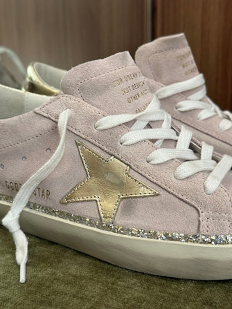 Superstar Sneaker Pink Platinum Glitter
