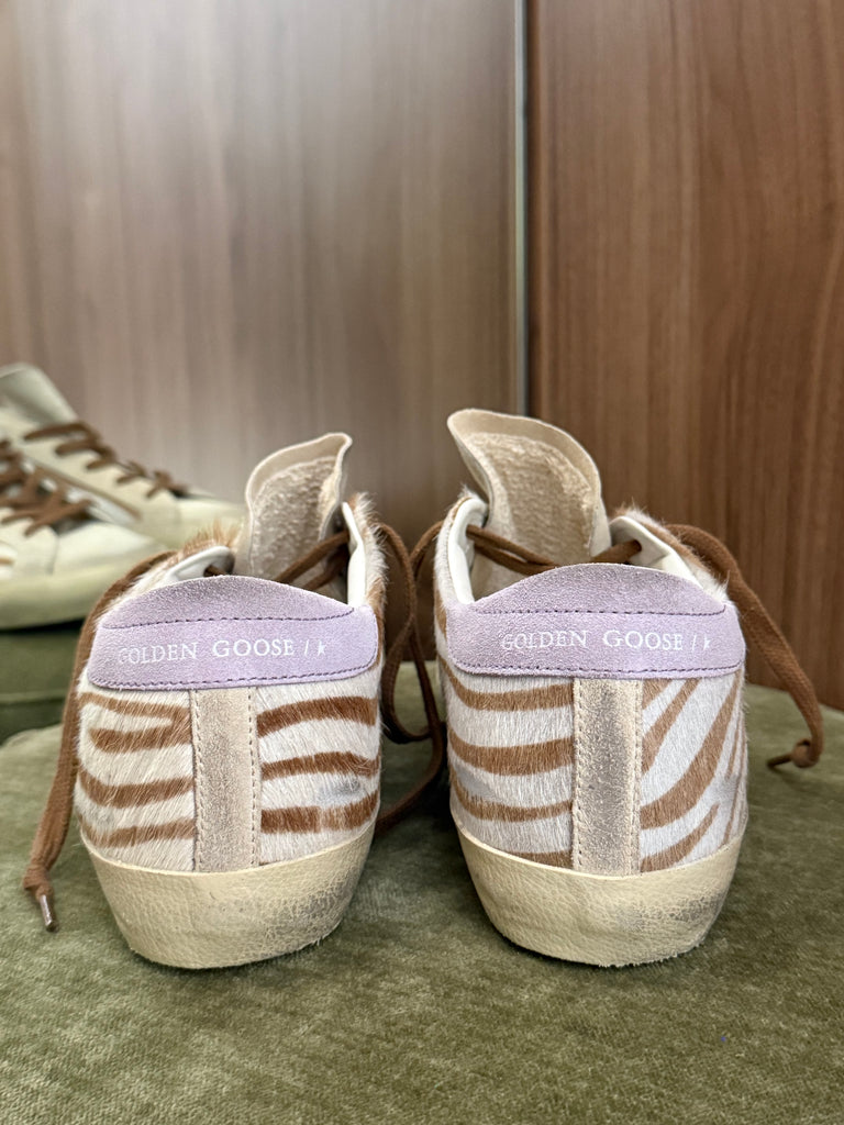 Superstar Sneaker Zebra Silver Star