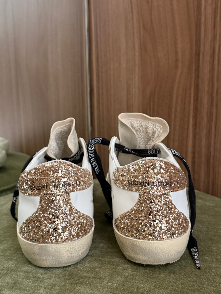 Superstar Sneaker White Gold Charcoal Star