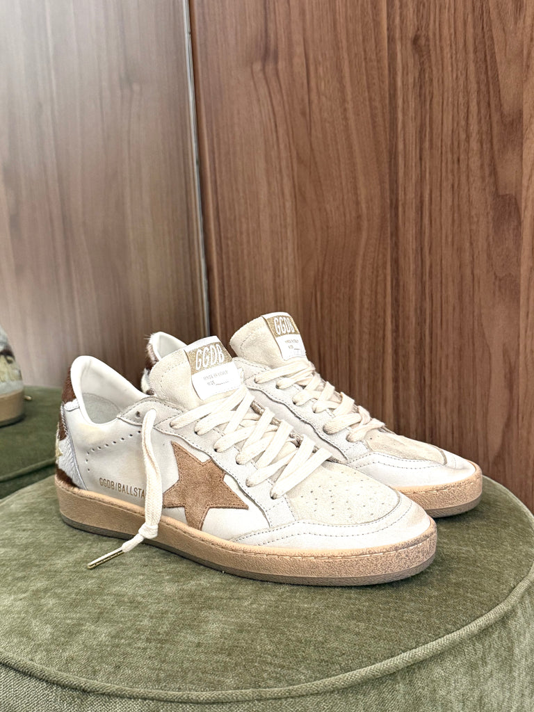 Ballstar Sneaker White Caramel