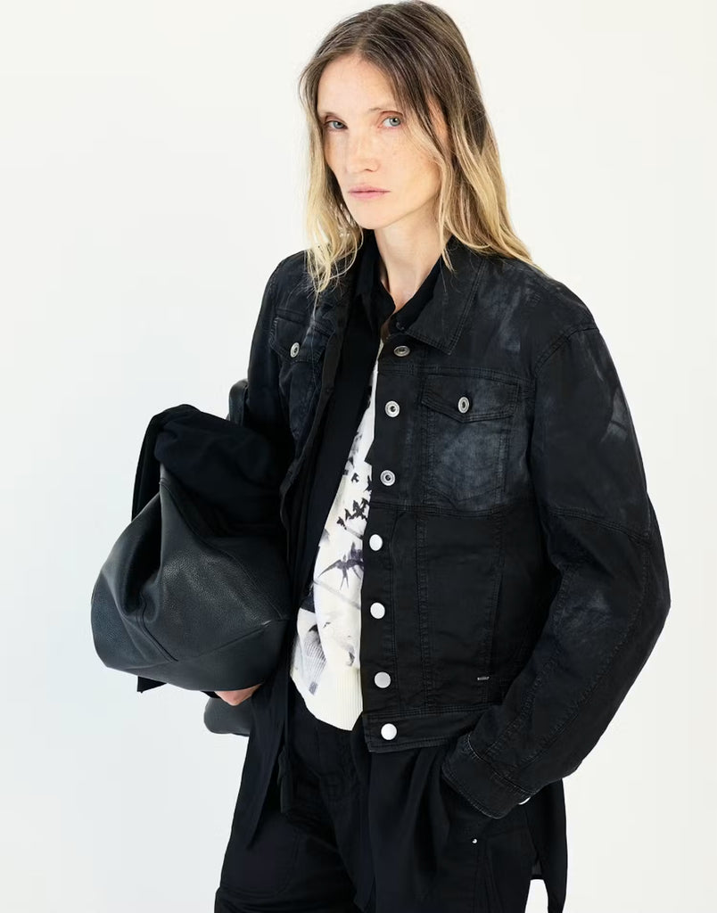 Bounder Cotton Jacket Washed Black