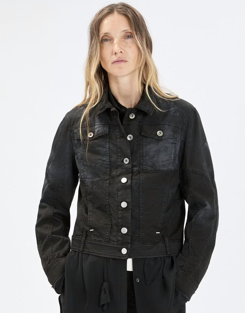 Bounder Cotton Jacket Washed Black