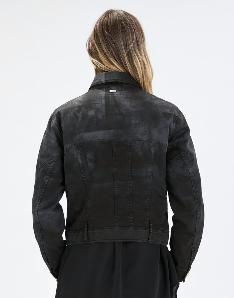 Bounder Cotton Jacket Washed Black