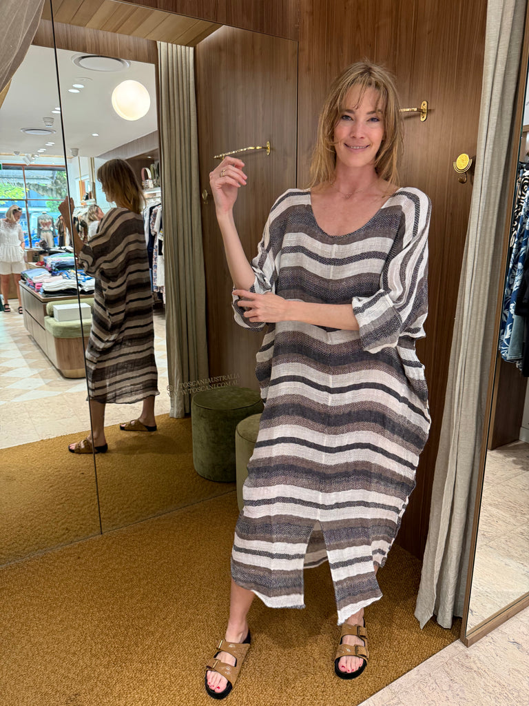 Neve Dress Dark Chocolate