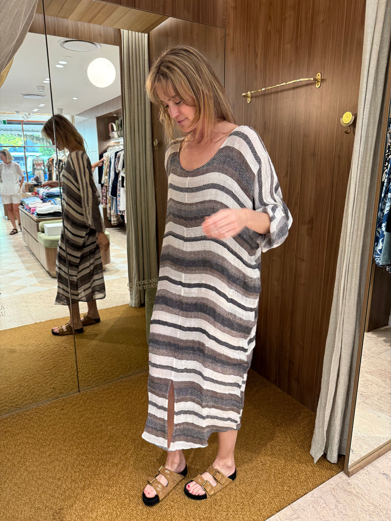 Neve Dress Dark Chocolate