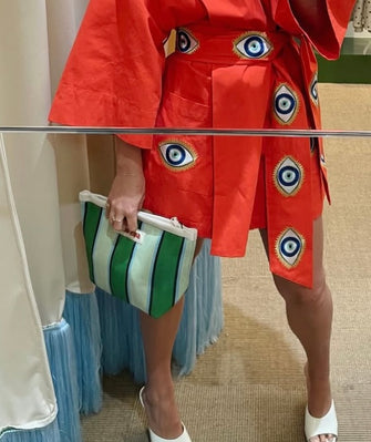 The Pouch Mojito Stripe