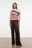 Bellaria Top Caffe Stripe