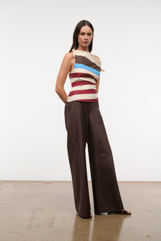 Bellaria Top Caffe Stripe